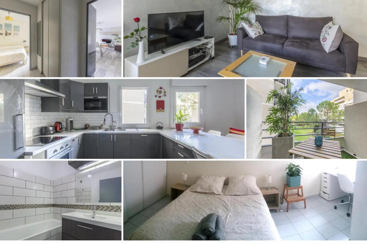Superbe Appt Port Marianne, Parking Prive, 4 Personnes Apartment Montpellier Exterior foto
